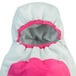 Kids Teamson Sophia's Cocoon Style Camping Sleeping Bag for 18" Dolls, Hot Pink/Gray- FINAL SALE