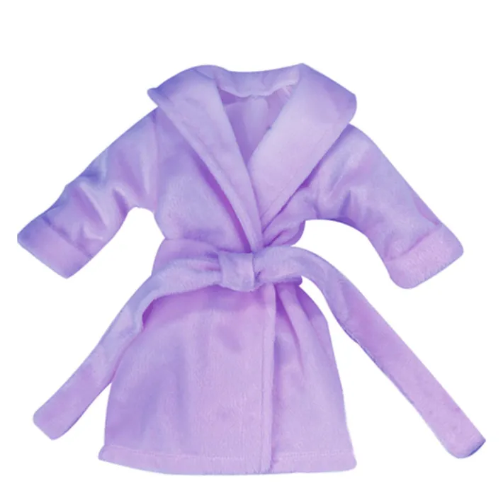 Kids Teamson Sophia's Cozy & Soft Spa Day Plush Bathrobe for 18" Dolls, Lavender
