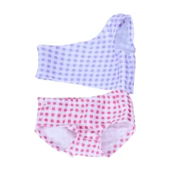 Kids Teamson Sophia's Cut-Out Bathing Suit, Cover Up and Sandals for 18