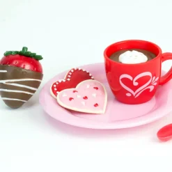 Kids Teamson Sophia's Dessert Set with Hot Cocoa for 18