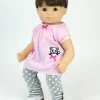 Kids Teamson Sophia’s Doll Sweatshirt, Tunic, and Leggings Set for 15" Dolls