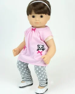 Kids Teamson Sophia’s Doll Sweatshirt, Tunic, and Leggings Set for 15" Dolls