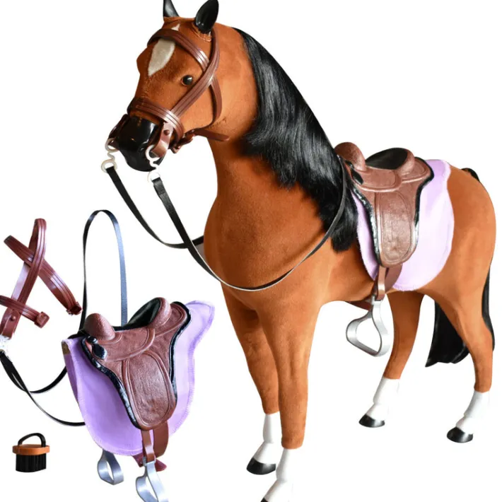 Kids Teamson Sophia’s Dolls Sized Horse and Accessories Set for 18" Dolls, Multi