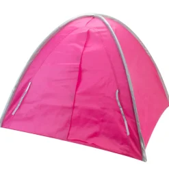 Kids Teamson Sophia's Dome Shaped Nylon Camping Tent for 18" Dolls, Hot Pink- FINAL SALE