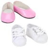 Kids Teamson Sophia's Dressy Pink Flats and White Sneakers for 14.5" Dolls- FINAL SALE