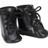 Kids Teamson Sophia's Faux Leather Lace Up Ankle Boots for 18" Dolls, Black