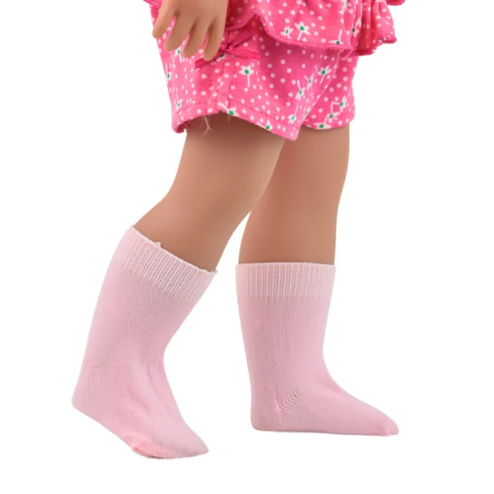 Kids Teamson Sophia's Knee Socks for 18" Dolls, Light Pink- FINAL SALE