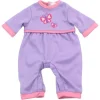 Kids Teamson Sophia's Long Sleeve Butterfly Bodysuit for 15" Dolls, Lavender