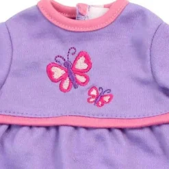 Kids Teamson Sophia's Long Sleeve Butterfly Bodysuit for 15