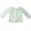 Kids Teamson Sophia's Long-Sleeve Lace Shirt, Gold Tutu Skirt and Matching Headband for 18" Dolls, Ivory/Gold- FINAL SALE