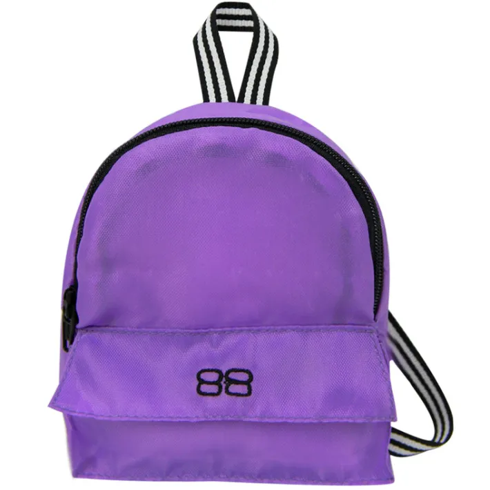 Kids Teamson Sophia's Nylon Backpack for 18" Dolls, Purple/Black