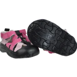 Kids Teamson Sophia's Outdoor Style Athletic Hiking Sandals for 18" Dolls, Pink/Black- FINAL SALE