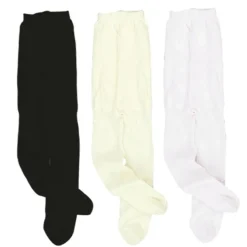 Kids Teamson Sophia's 3-Pack of Solid Tights for 18" Dolls, Black/Ivory/White