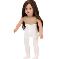 Kids Teamson Sophia's 3-Pack of Solid Tights for 18" Dolls, Black/Ivory/White