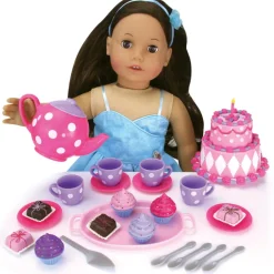 Kids Teamson Sophia’s 21-Piece Cake & Tea Party Accessories Set for 18