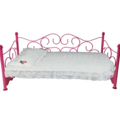 Kids Teamson Sophia's 3-Piece Eyelet Bedding Set for 18" Dolls, White
