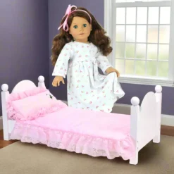 Kids Teamson Sophia's 3-Piece Eyelet Bedding Set for 18