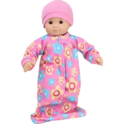 Kids Teamson Sophia's 2-Piece Fleece Sleep Sack and Hat Set for 15