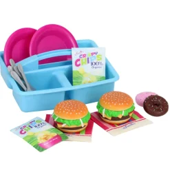 Kids Teamson Sophia's 17-Piece Picnic Caddy & Food Set for 18" Dolls, Multi- FINAL SALE