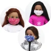 Kids Teamson Sophia's 3-Piece Printed Medical Face Masks for 18" Dolls, Multi- FINAL SALE