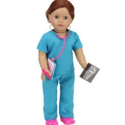 Kids Teamson Sophia's 11-Piece Smithsonian Veterinarian Set for 18" Dolls, Multi- FINAL SALE