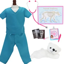 Kids Teamson Sophia's 11-Piece Smithsonian Veterinarian Set for 18