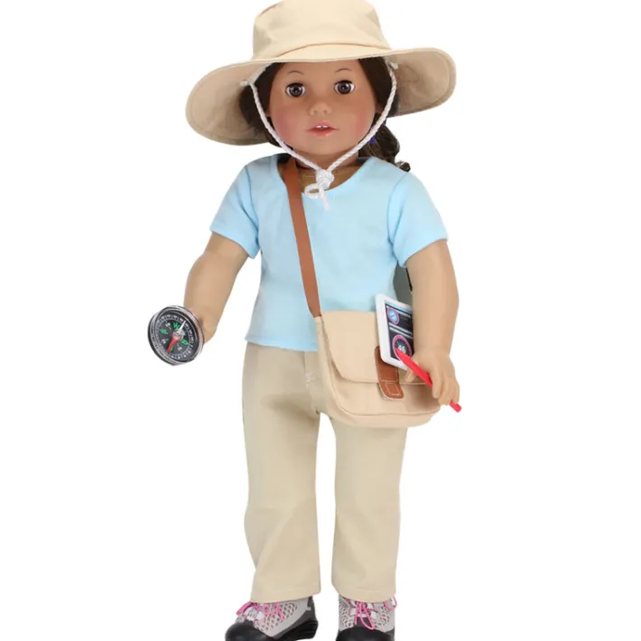 Kids Teamson Sophia's 10-Piece Smithsonian Paleontologist Set for 18" Dolls, Multi- FINAL SALE