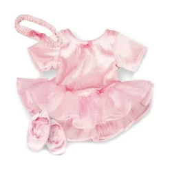 Kids Teamson Sophia's 3-Piece Velvet Ballet Outfit for 15'' Baby Dolls, Light Pink