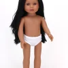 Kids Teamson Sophia's Posable 18" All Vinyl Dark Brown Hair Dolls "Brooklyn" with Brown Eyes- FINAL SALE
