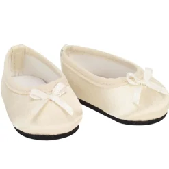 Kids Teamson Sophia’s Sequin and Organza Dress with Flats for 15” Baby Dolls, Champagne
