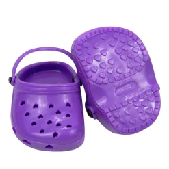 Kids Teamson Sophia’s Set of 2 Purple and Teal Garden Clog Shoe for 18