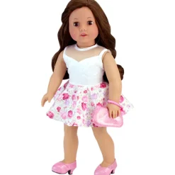 Kids Teamson Sophia's Sparkling Platform High Heels for 18" Dolls, Pink