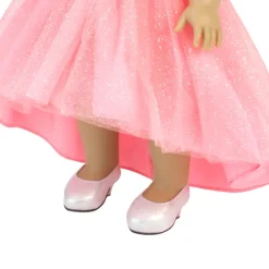 Kids Teamson Sophia's Sparkling Platform High Heels for 18