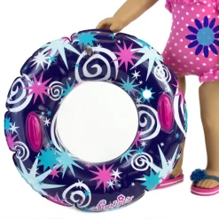 Kids Teamson Sophia's Summer Star Inflatable Inner Tube for 18" Dolls, Purple- FINAL SALE