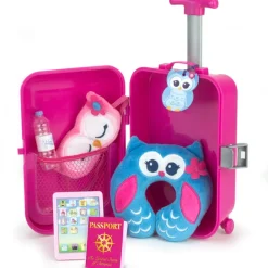 Kids Teamson Sophia’s Travel Accessories Plus Suitcase Set for 18" Dolls