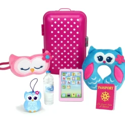 Kids Teamson Sophia’s Travel Accessories Plus Suitcase Set for 18