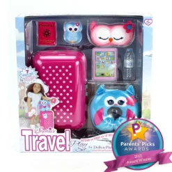 Kids Teamson Sophia’s Travel Accessories Plus Suitcase Set for 18