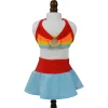 Kids Teamson Sophia’s Two-Piece Bikini & Matching Circle Skirt Cover-Up Summer Swim Bathing Suit Outfit for 18” Dolls, Rainbow