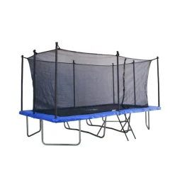 Kids Teamson by Crowntec 15x9 FT UV-Resistant Trampoline with Ladder & Safety Net