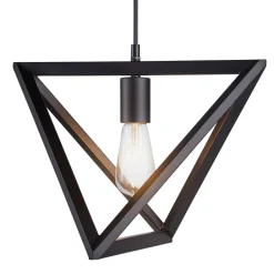 Teamson Home Armonia Geometric Pendant Lamp, Black -FINAL SALE