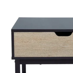 Teamson Home Bryson Two-Tone Lift Top Coffee Table Desk with Storage, Black -FINAL SALE