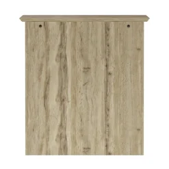 Teamson Home Connor Removable Two-Door Wall Cabinet, Light Oak