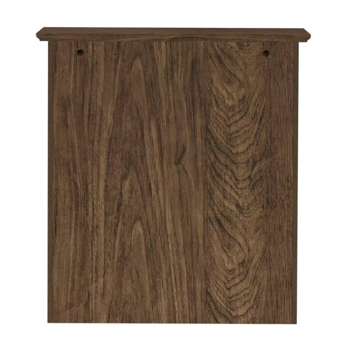 Teamson Home Connor Removable Two-Door Wall Cabinet, Walnut