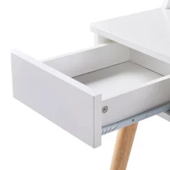 Teamson Home Creativo Writing Desk with Storage, White/Natural
