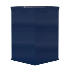 Teamson Home Glancy Two-Door Removable Corner Wall Cabinet, Navy