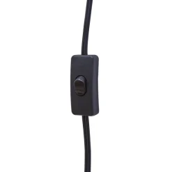 Teamson Home Heidi 2-Light Bathroom Vanity Wall Sconce Light with 3-Stage Touch Dimmer, Black/Brass