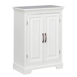 Teamson Home St. James Freestanding Two-Door Floor Cabinet , White