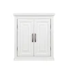 Teamson Home St. James Removable Two-Door Wall Cabinet, White