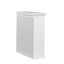 Teamson Home St. James Removable Two-Door Wall Cabinet, White