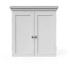 Teamson Home Stratford Removable Two-Door Wall Cabinet, White
